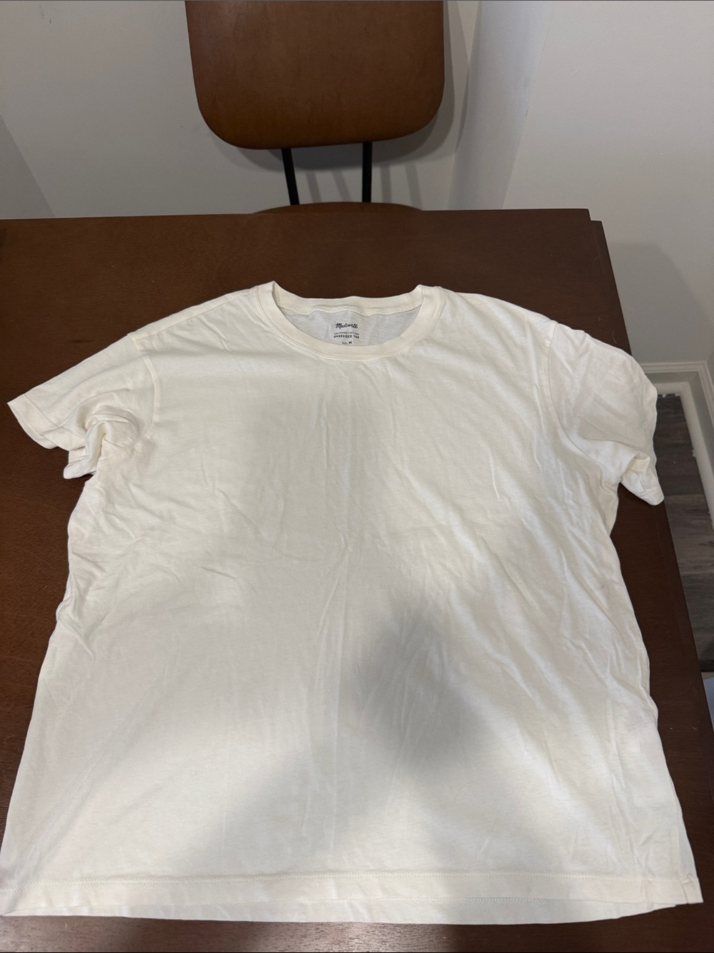 Classic White Crew Neck T-Shirt